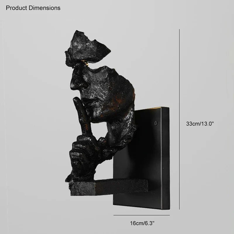 WOMO Silence Gesture Sculptural Wall Sconce-WM6023 - Image 15
