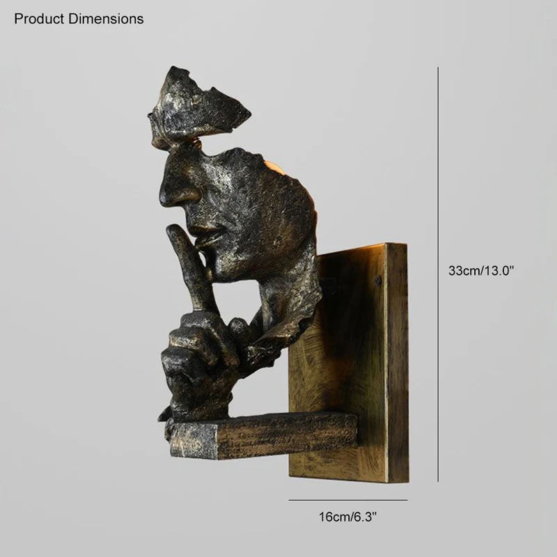 WOMO Silence Gesture Sculptural Wall Sconce-WM6023 - Image 17