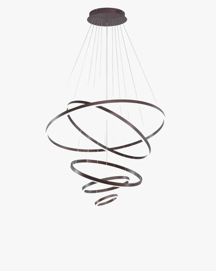 WOMO Tiered Ring LED Chandelier-WM2159