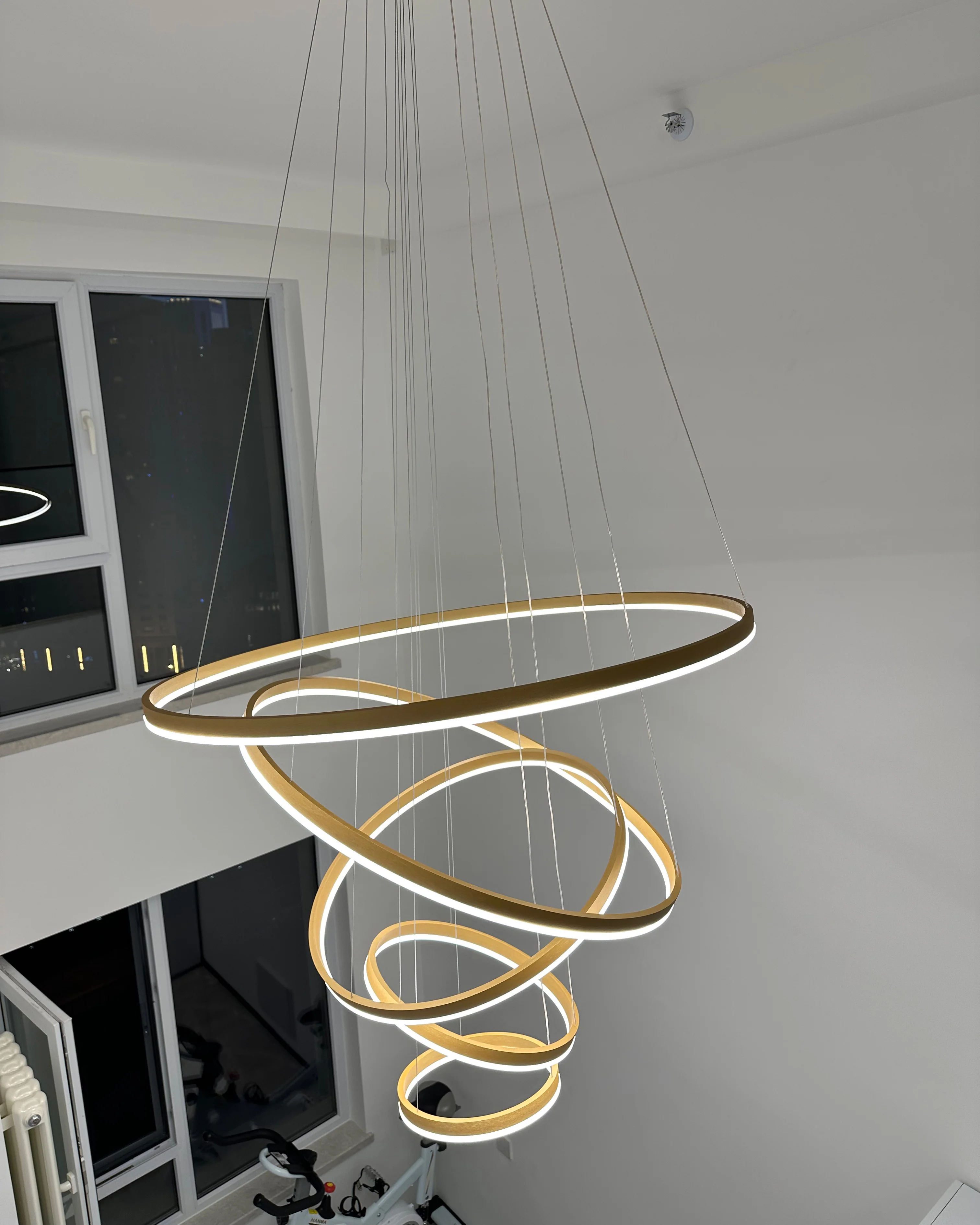 WOMO Tiered Ring LED Chandelier-WM2159 - Image 10