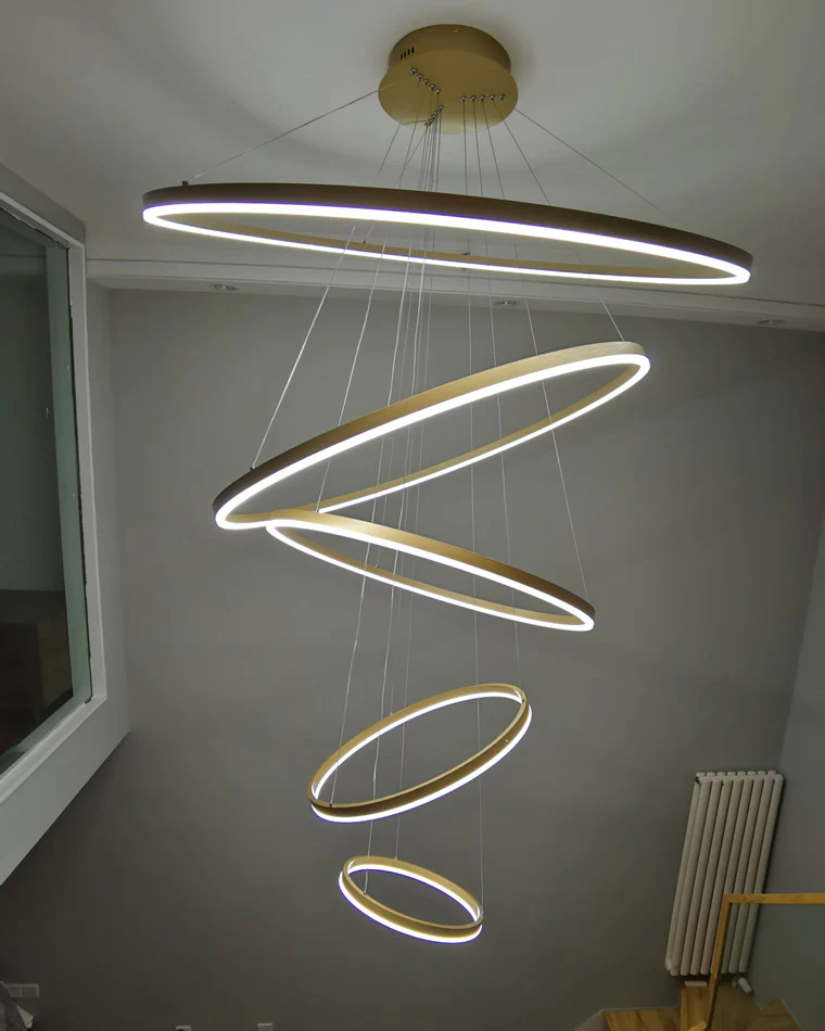 WOMO Tiered Ring LED Chandelier-WM2159 - Image 11