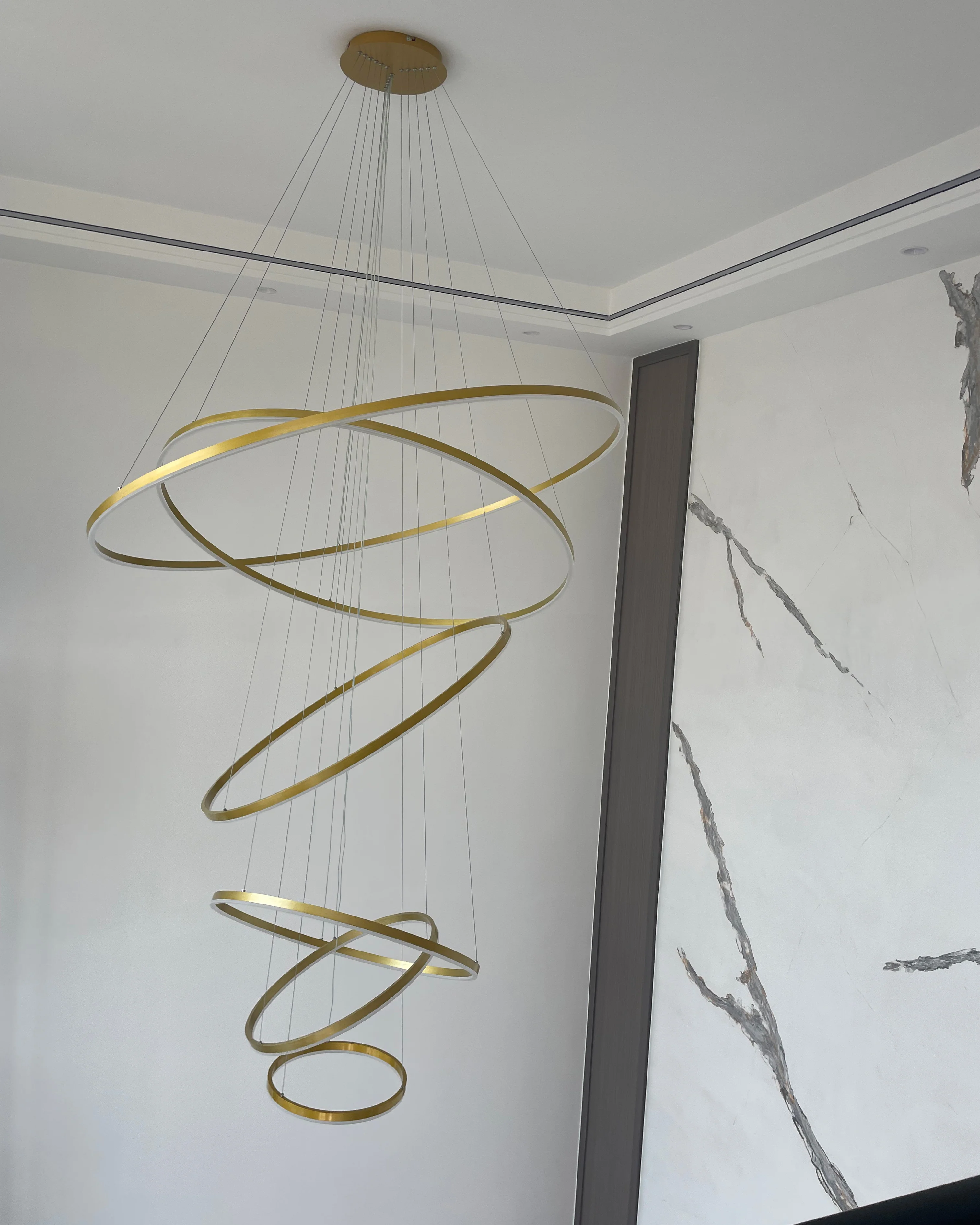 WOMO Tiered Ring LED Chandelier-WM2159 - Image 12