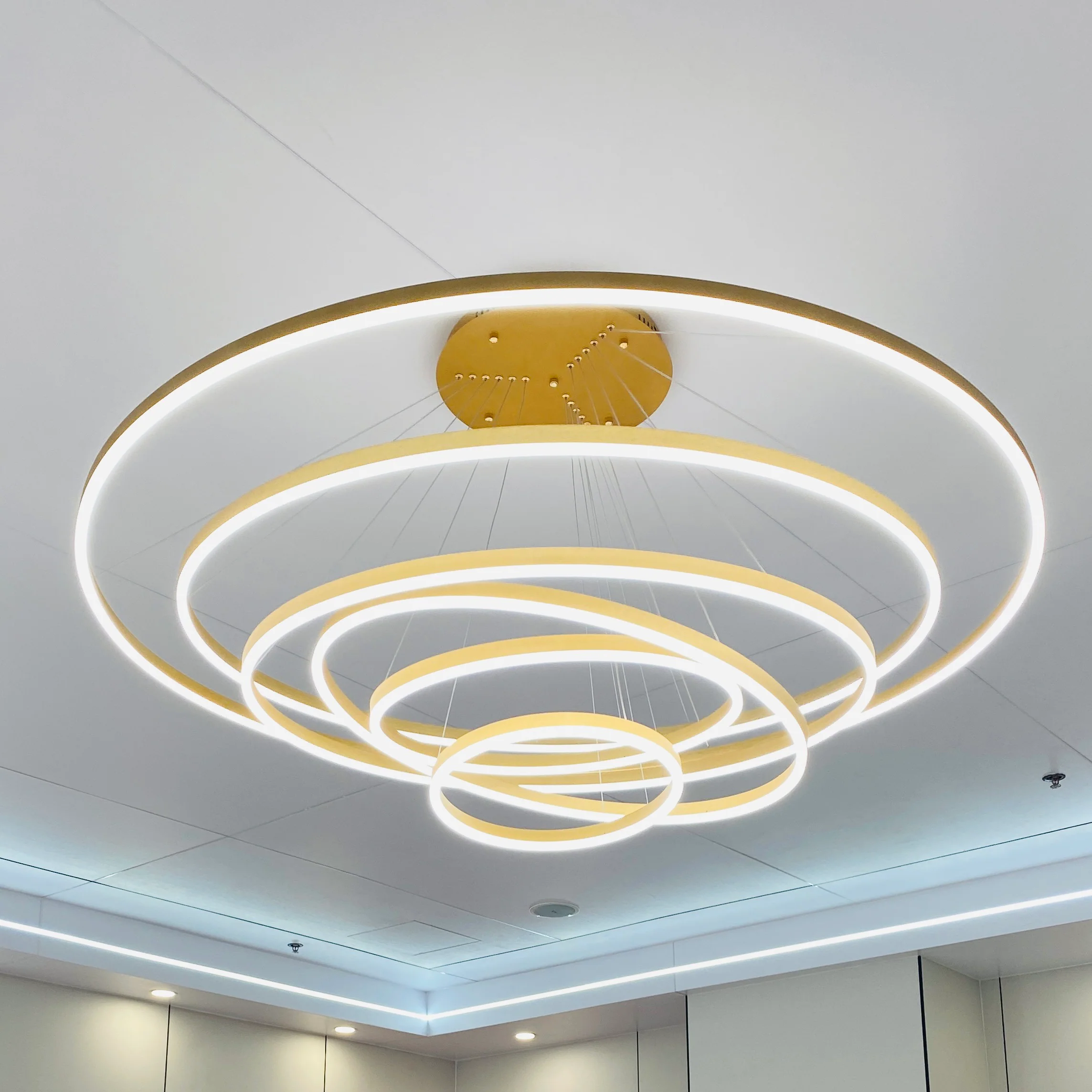 WOMO Tiered Ring LED Chandelier-WM2159 - Image 14