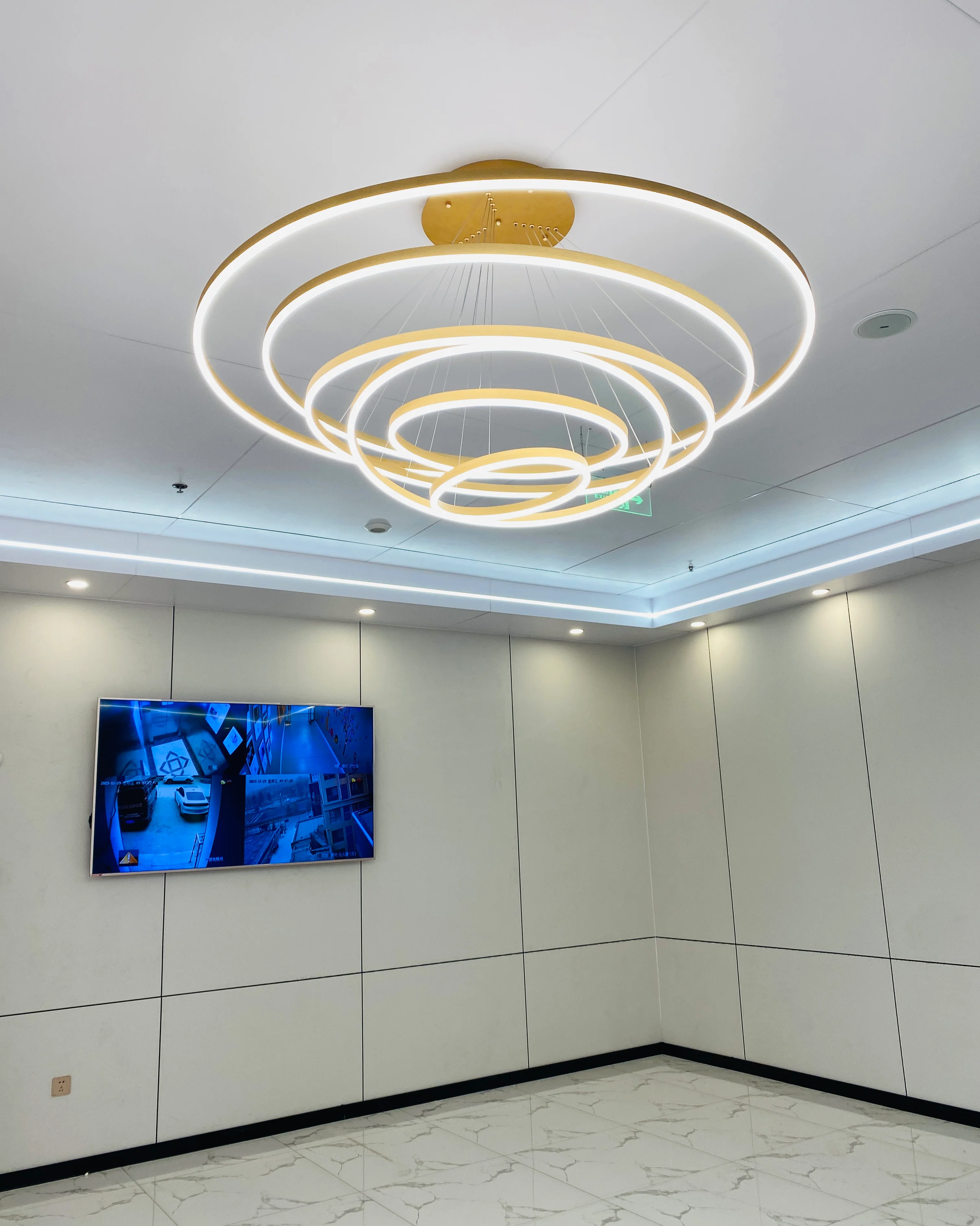 WOMO Tiered Ring LED Chandelier-WM2159 - Image 15