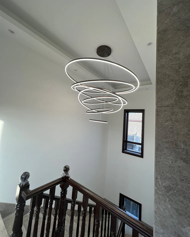 WOMO Tiered Ring LED Chandelier-WM2159 - Image 16