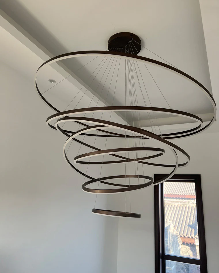 WOMO Tiered Ring LED Chandelier-WM2159 - Image 18