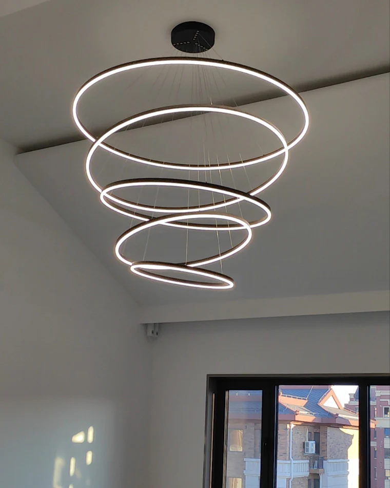 WOMO Tiered Ring LED Chandelier-WM2159 - Image 19