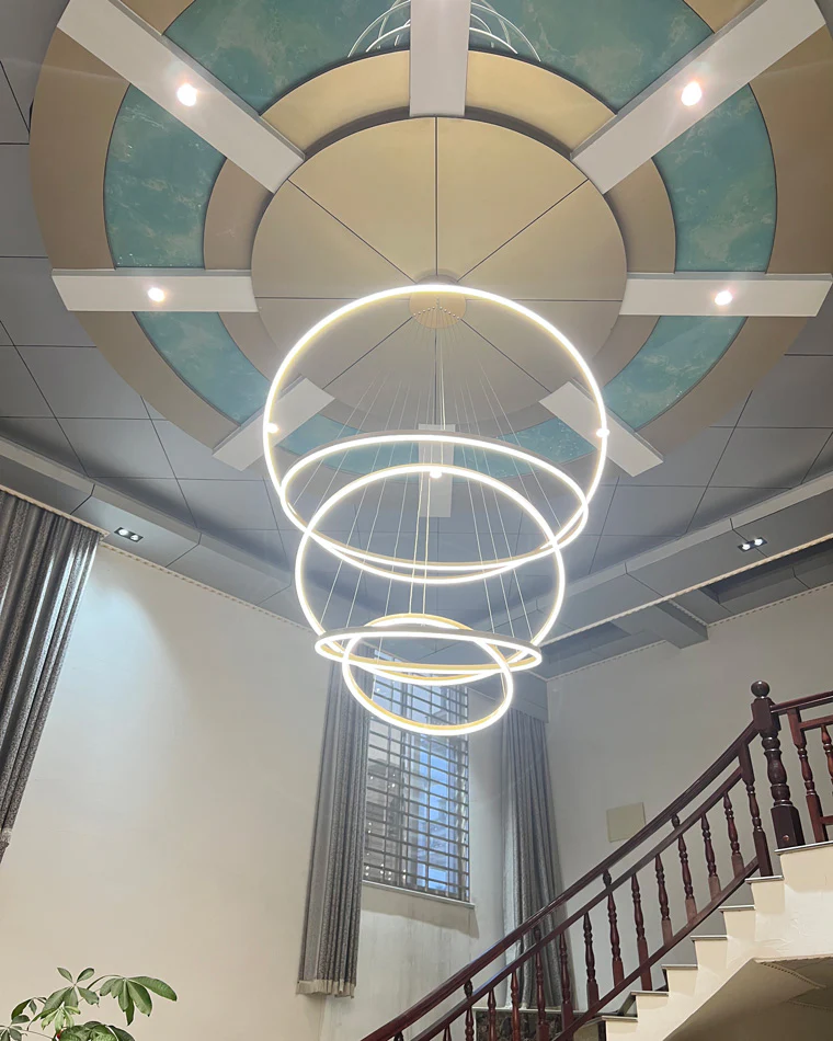 WOMO Tiered Ring LED Chandelier-WM2159 - Image 22
