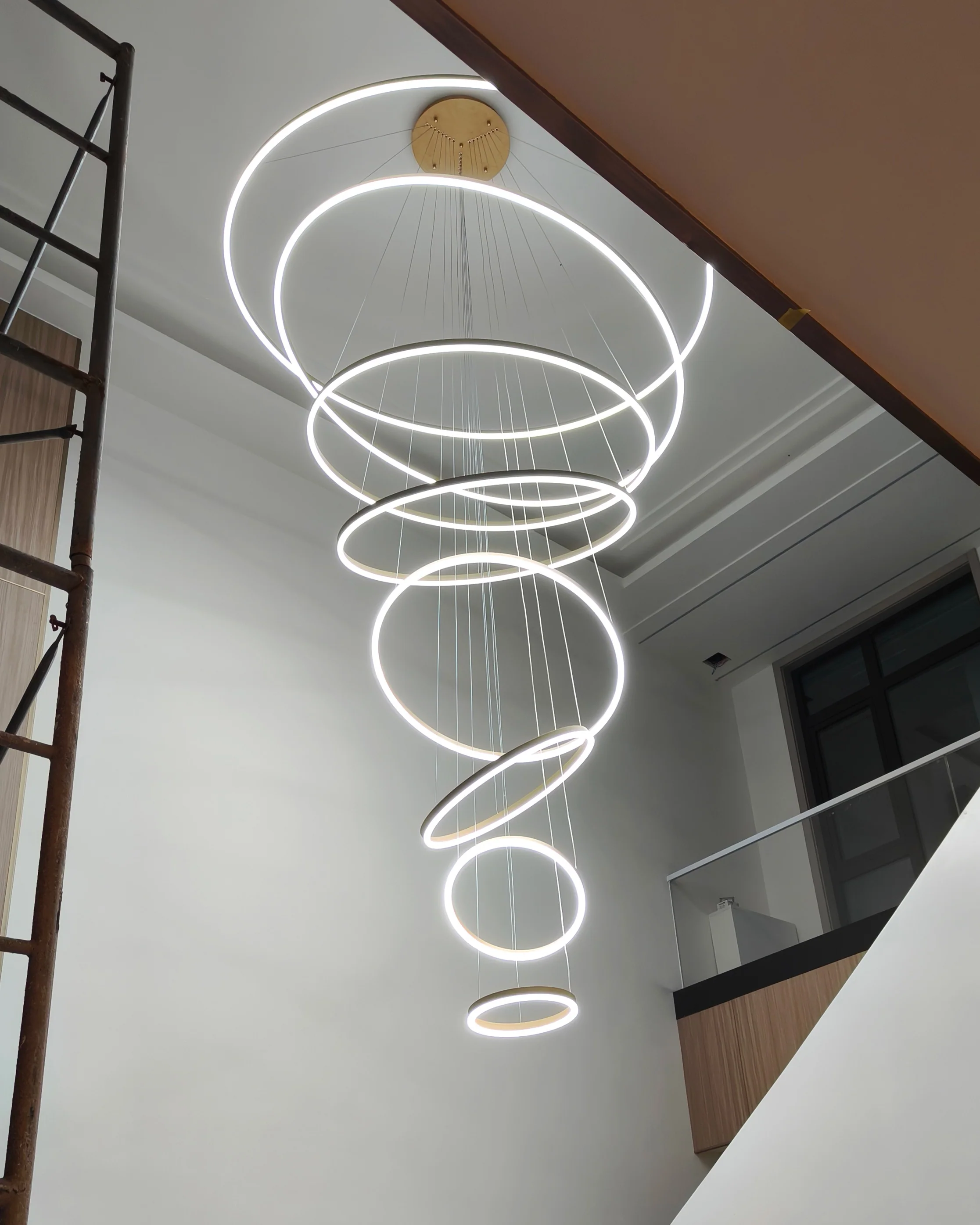 WOMO Tiered Ring LED Chandelier-WM2159 - Image 24