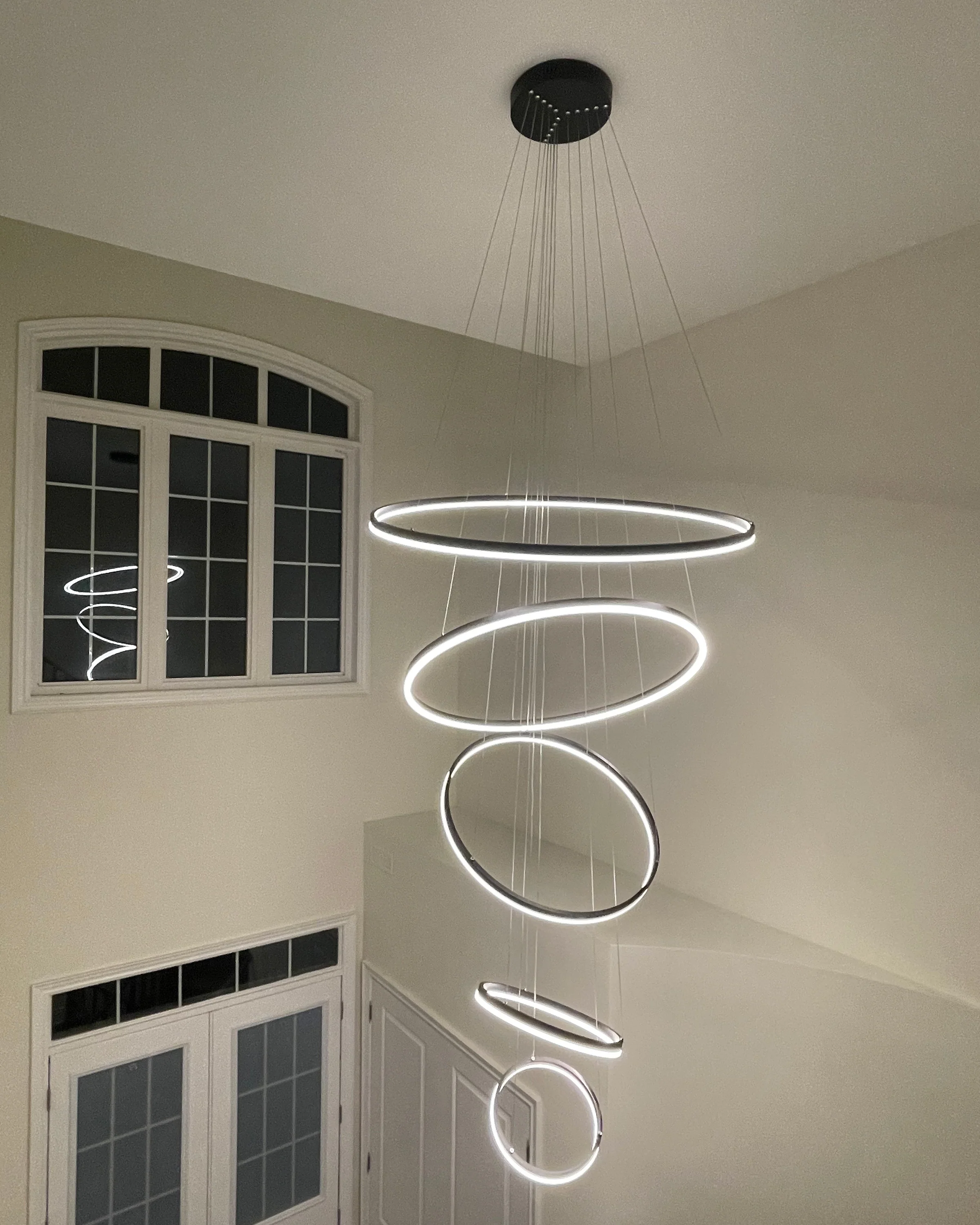 WOMO Tiered Ring LED Chandelier-WM2159 - Image 26