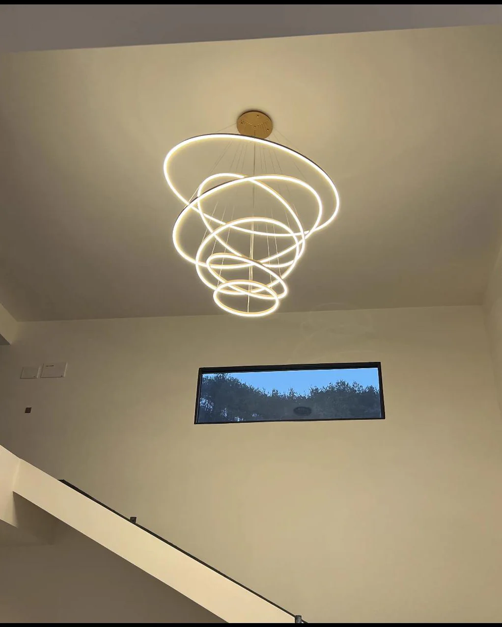 WOMO Tiered Ring LED Chandelier-WM2159 - Image 27
