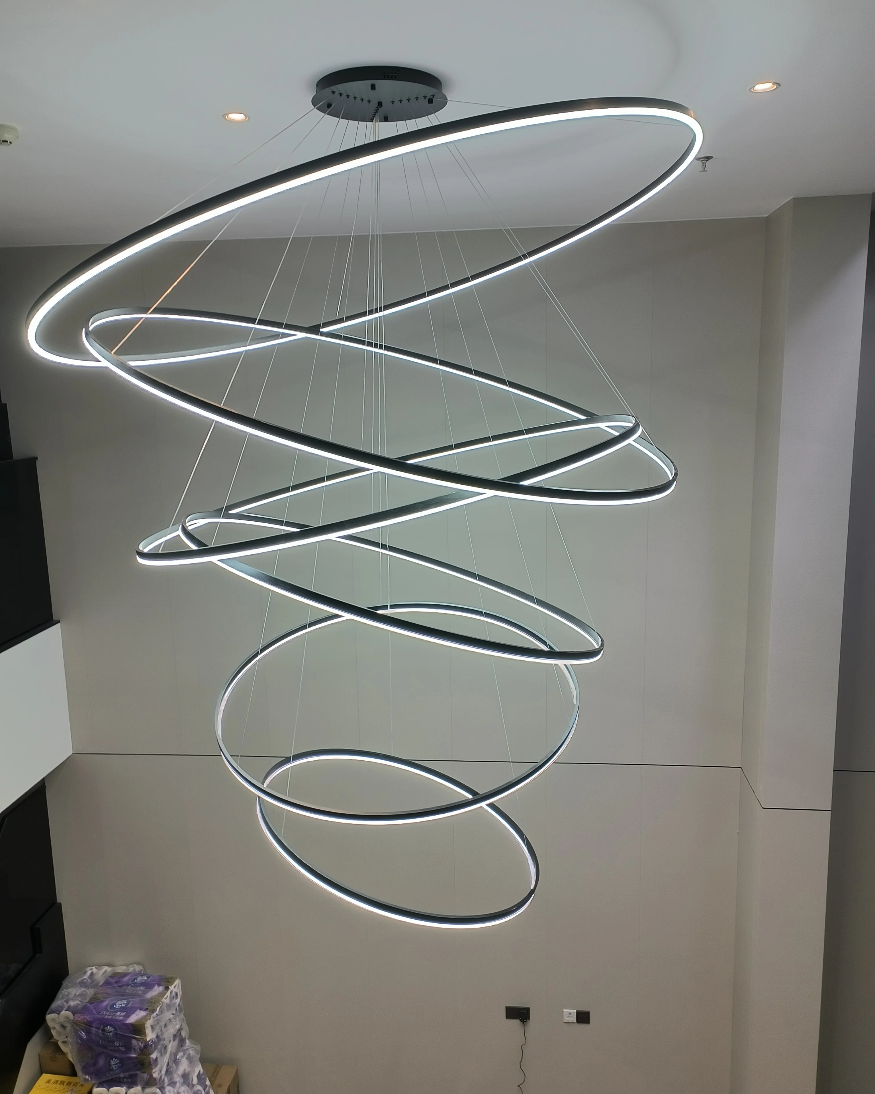 WOMO Tiered Ring LED Chandelier-WM2159 - Image 31