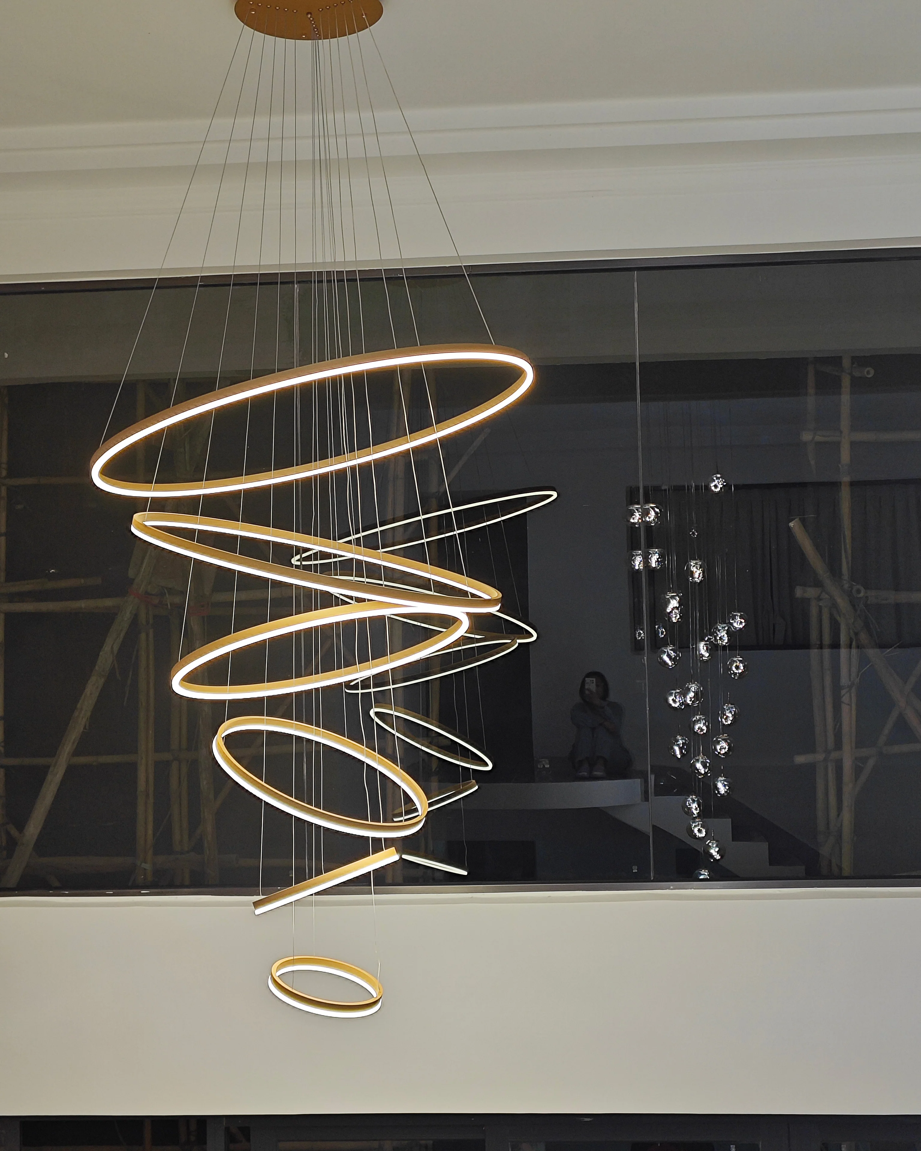 WOMO Tiered Ring LED Chandelier-WM2159 - Image 40