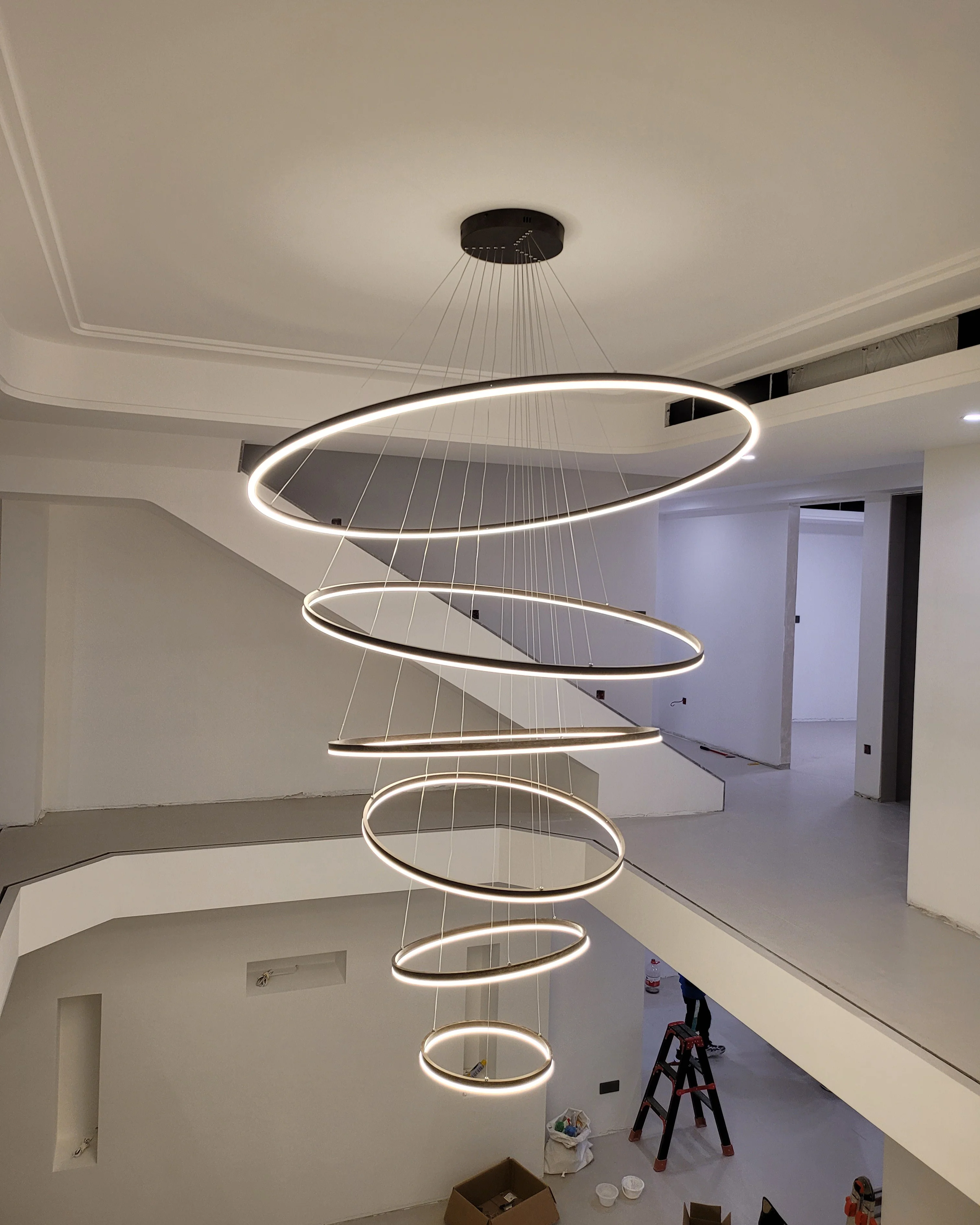 WOMO Tiered Ring LED Chandelier-WM2159 - Image 41
