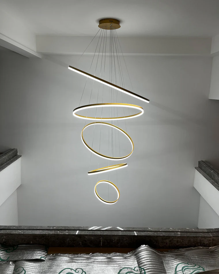 WOMO Tiered Ring LED Chandelier-WM2159 - Image 44