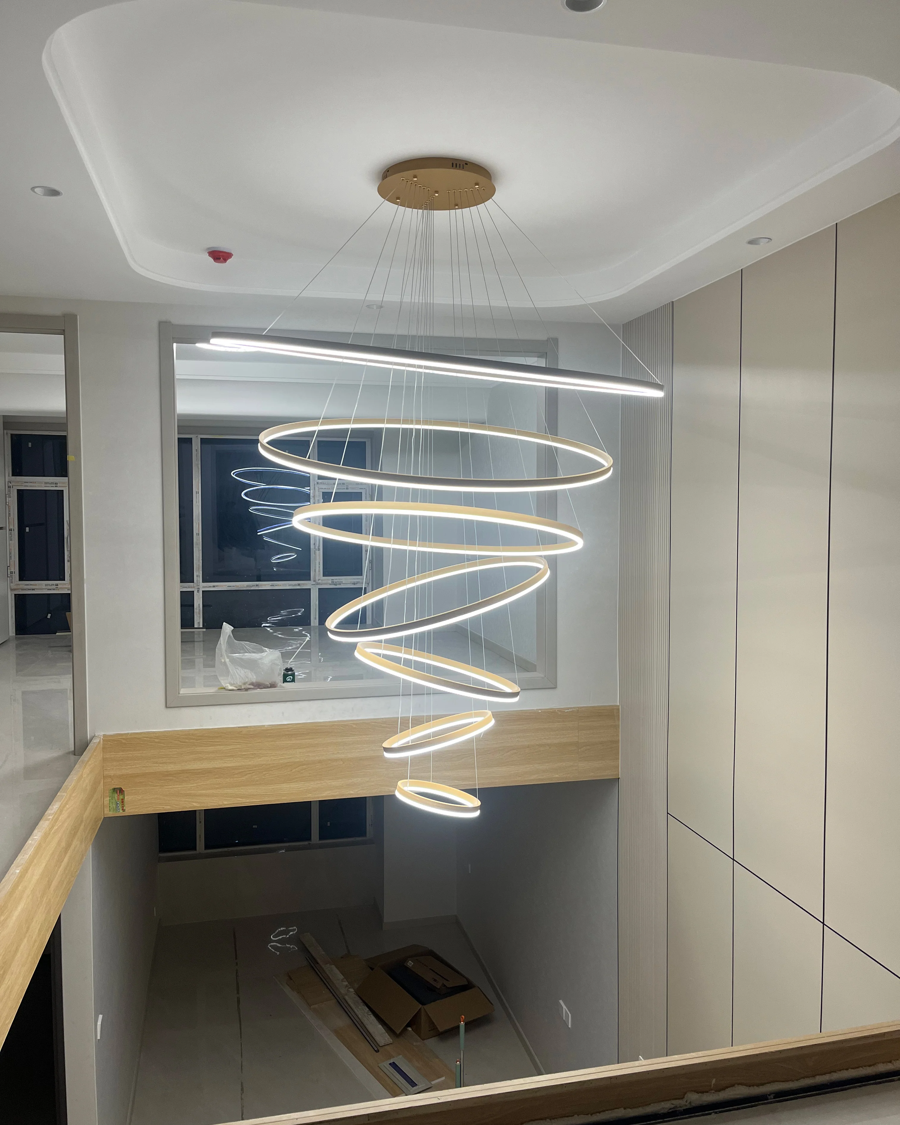 WOMO Tiered Ring LED Chandelier-WM2159 - Image 45