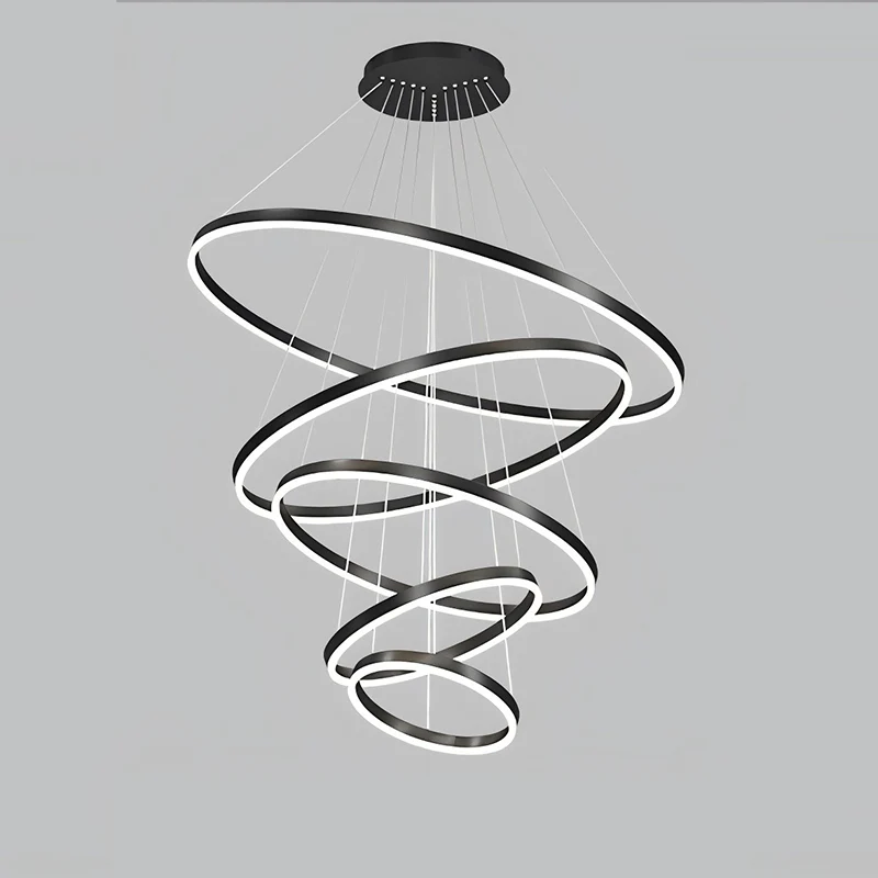 WOMO Tiered Ring LED Chandelier-WM2159 - Image 68