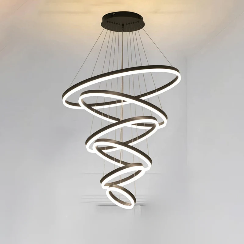 WOMO Tiered Ring LED Chandelier-WM2159 - Image 69