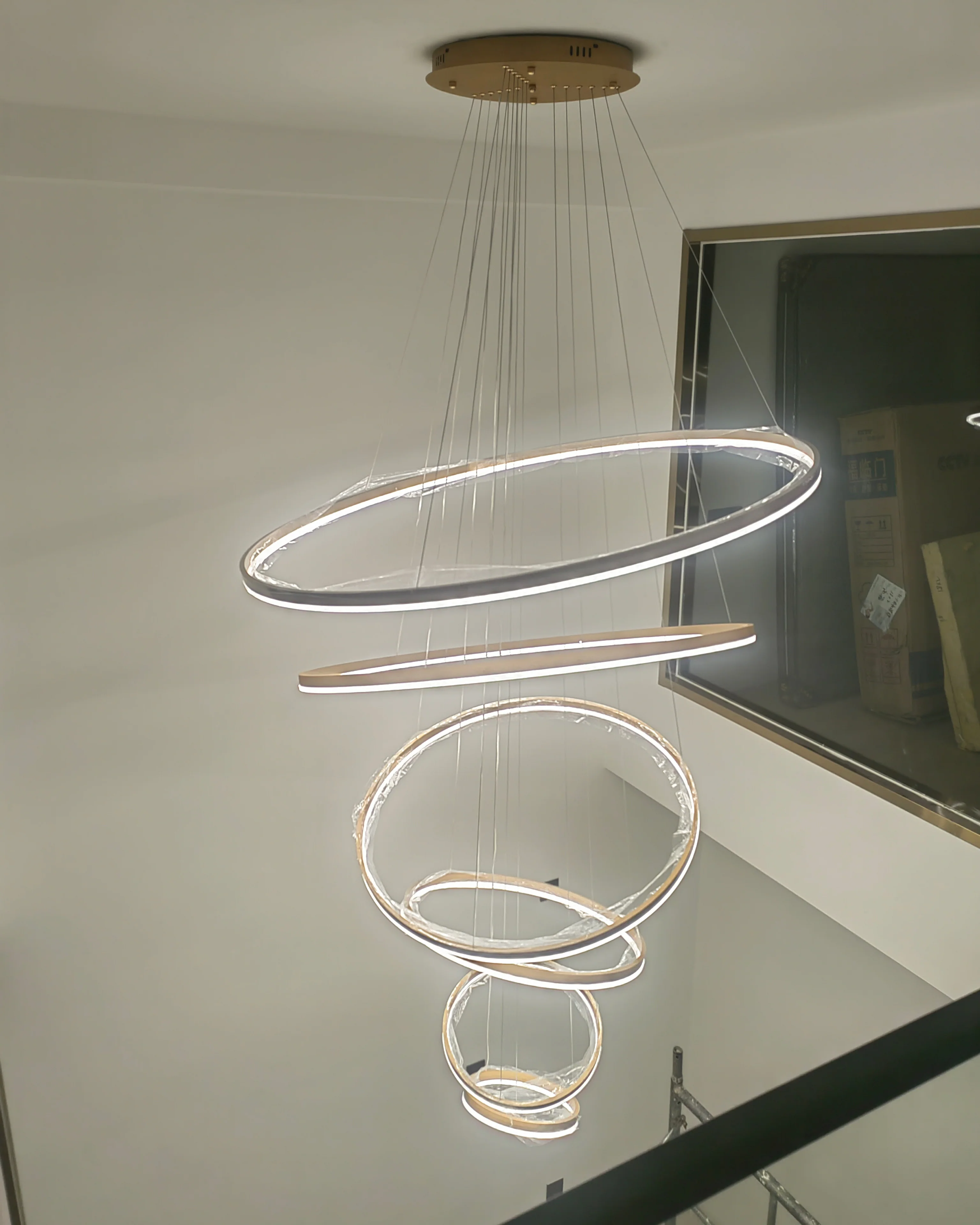 WOMO Tiered Ring LED Chandelier-WM2159 - Image 7