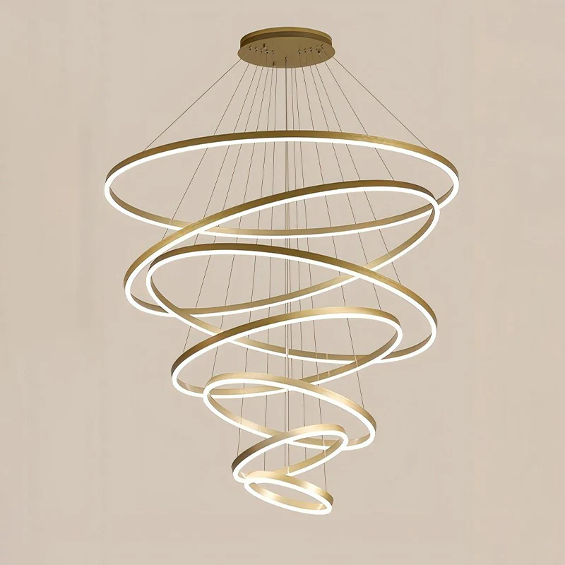 WOMO Tiered Ring LED Chandelier-WM2159 - Image 78
