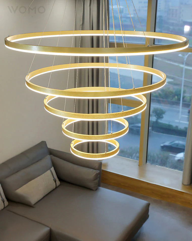 WOMO Tiered Ring LED Chandelier-WM2159 - Image 9
