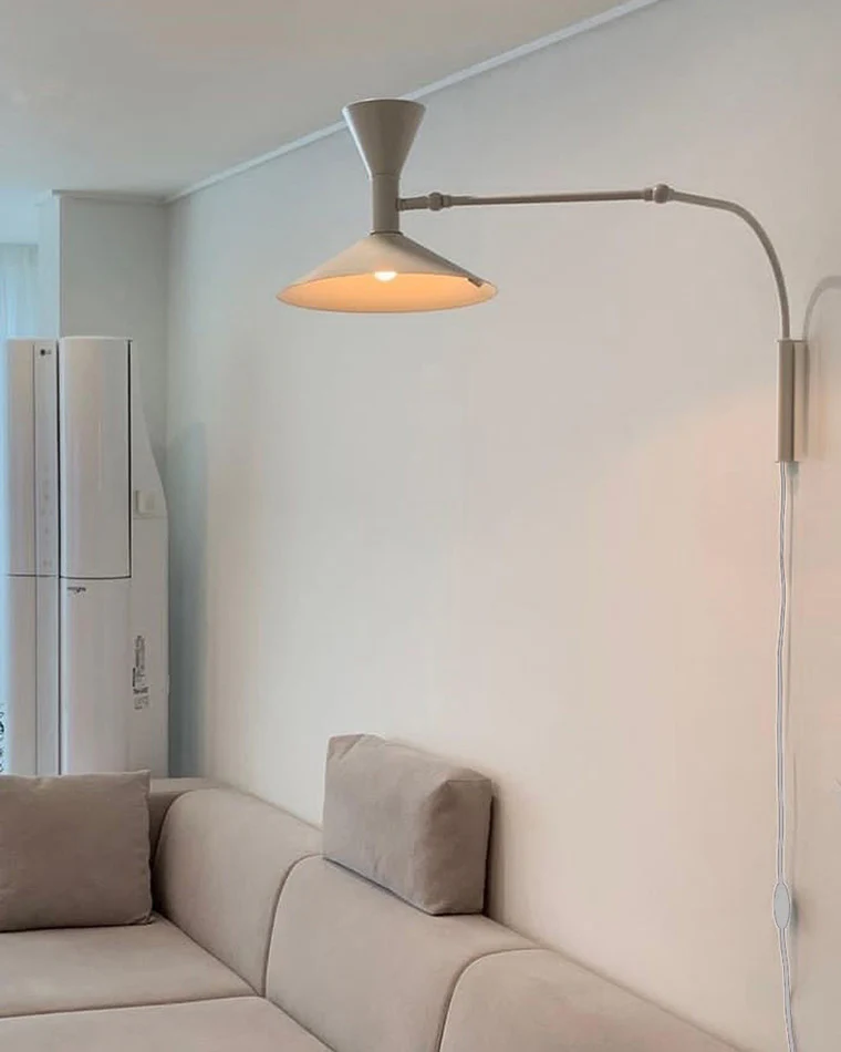 WOMO Horn Swing Arm Wall Sconce with Switch-WM6014 - Image 23