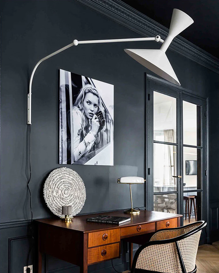 WOMO Horn Swing Arm Wall Sconce with Switch-WM6014 - Image 25