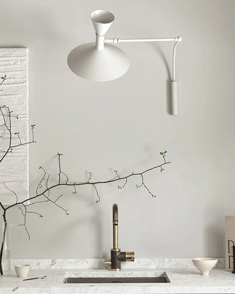WOMO Horn Swing Arm Wall Sconce with Switch-WM6014 - Image 8