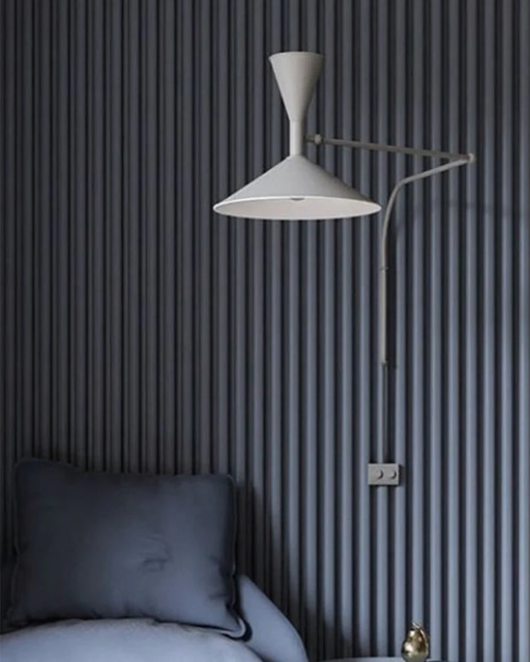 WOMO Horn Swing Arm Wall Sconce with Switch-WM6014 - Image 9