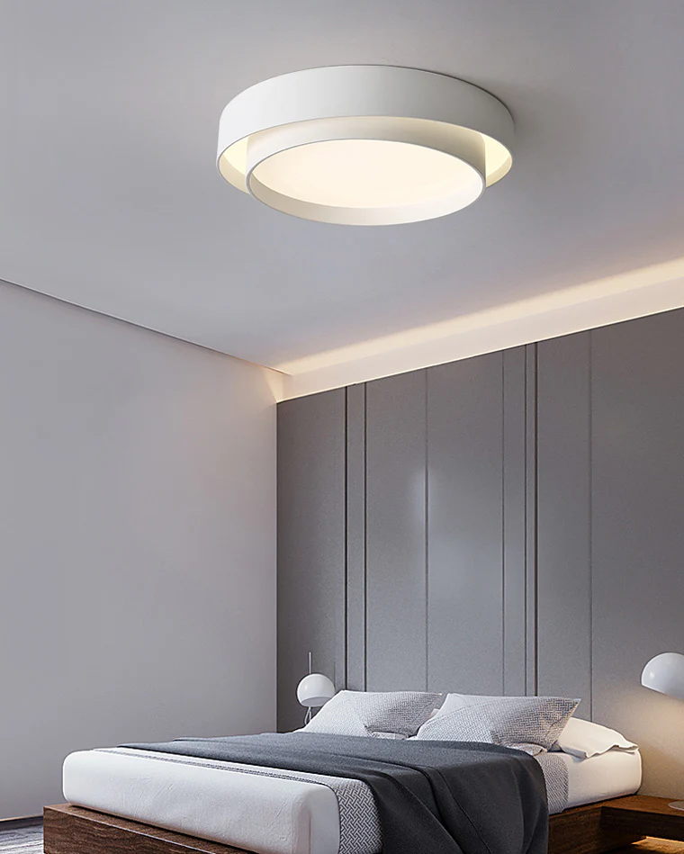 WOMO Round Drum Flush Mount Ceiling Light-WM1022 - Image 10