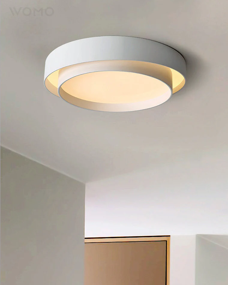 WOMO Round Drum Flush Mount Ceiling Light-WM1022 - Image 12