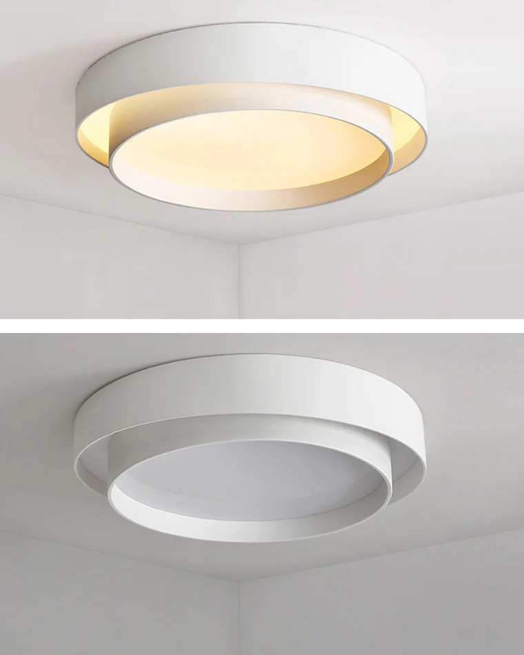 WOMO Round Drum Flush Mount Ceiling Light-WM1022 - Image 13