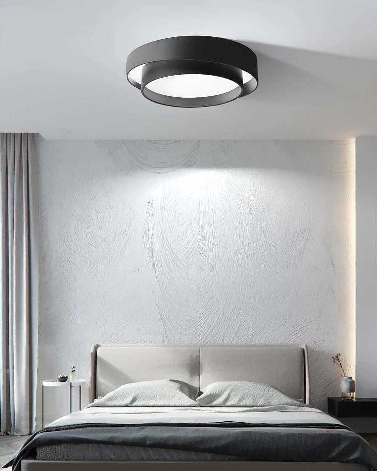 WOMO Round Drum Flush Mount Ceiling Light-WM1022 - Image 7