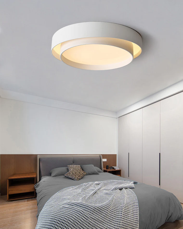 WOMO Round Drum Flush Mount Ceiling Light-WM1022 - Image 9