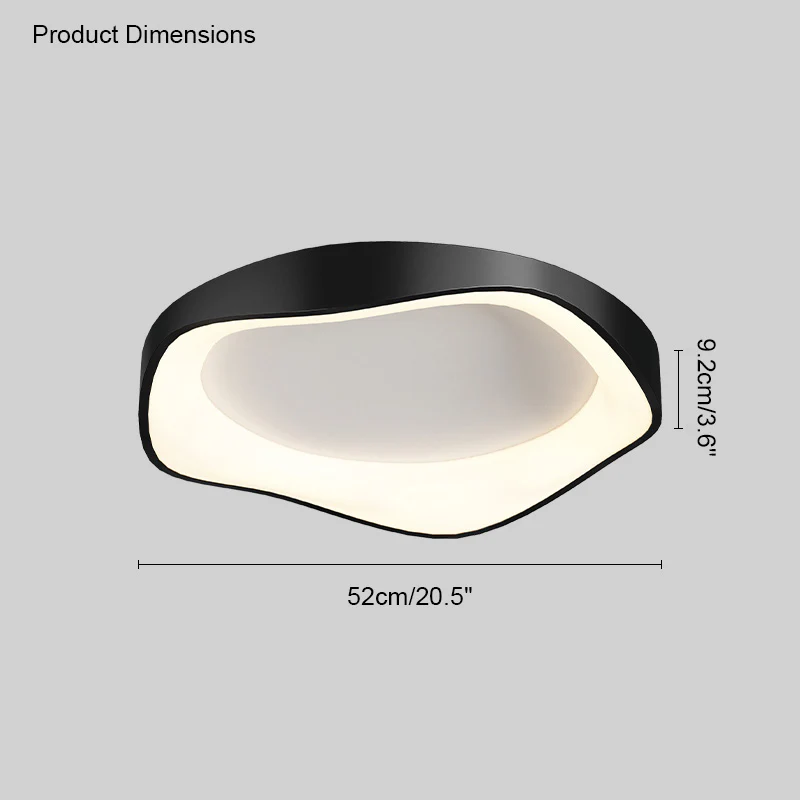 WOMO Wavy Round Ceiling Light-WM1025 - Image 16