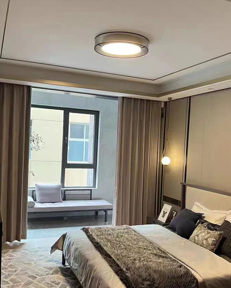 WOMO Fabric Round Ceiling Light-WM1033 - Image 11