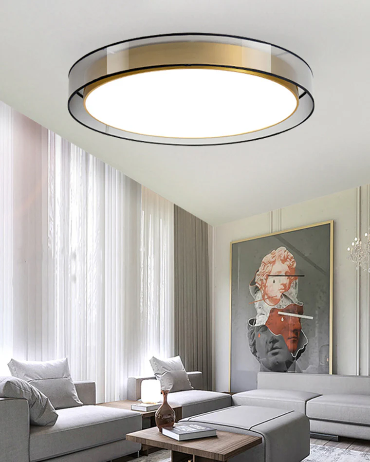 WOMO Fabric Round Ceiling Light-WM1033 - Image 12