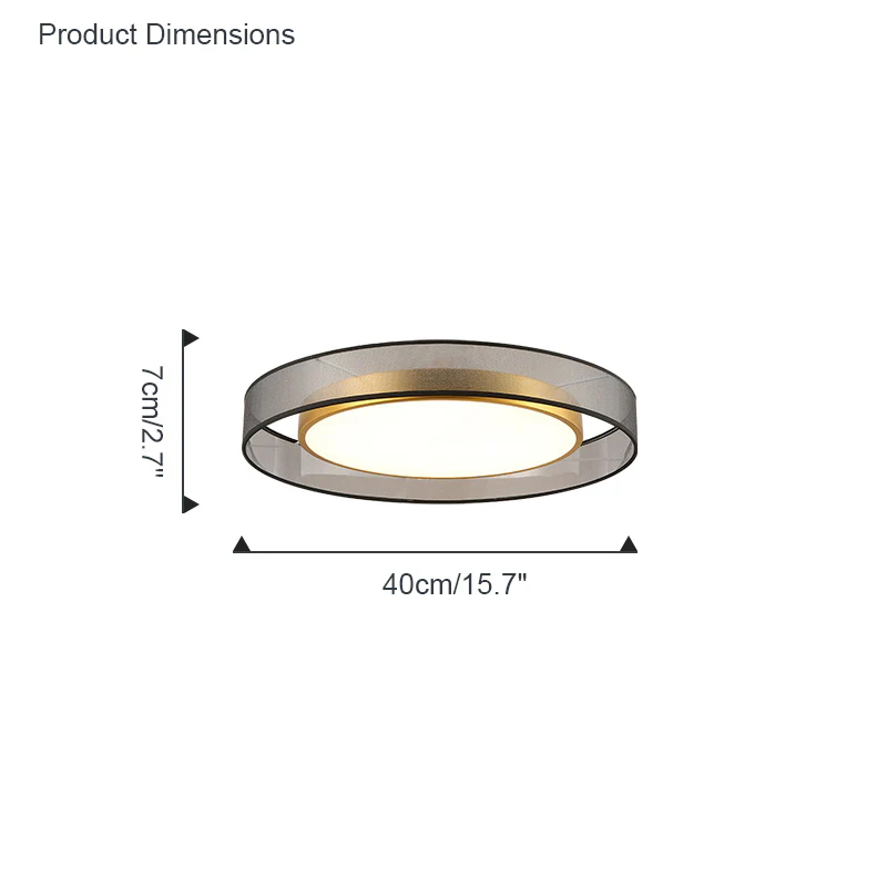 WOMO Fabric Round Ceiling Light-WM1033 - Image 18
