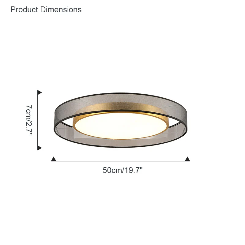 WOMO Fabric Round Ceiling Light-WM1033 - Image 20