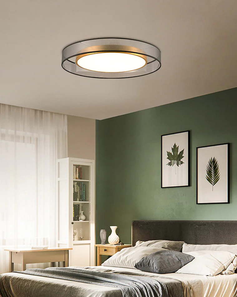 WOMO Fabric Round Ceiling Light-WM1033 - Image 4