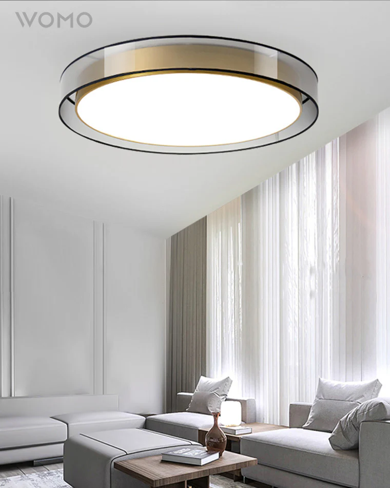 WOMO Fabric Round Ceiling Light-WM1033 - Image 7