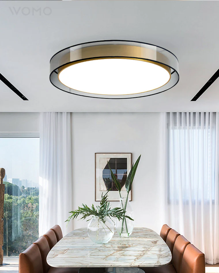 WOMO Fabric Round Ceiling Light-WM1033 - Image 8