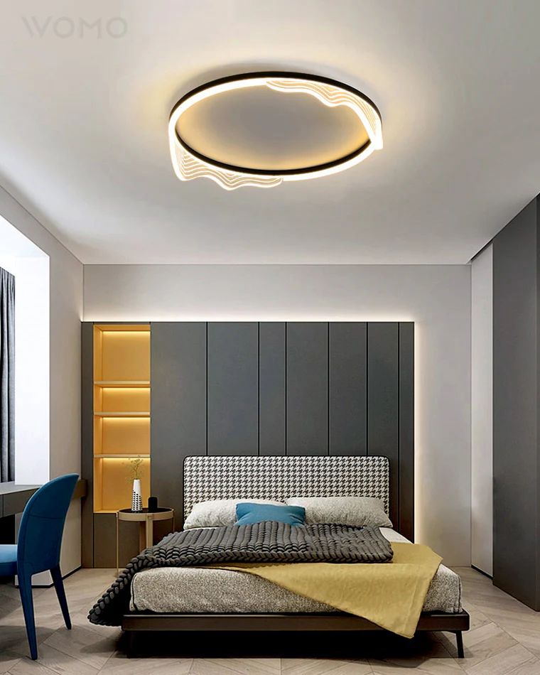 WOMO Wavy Round Integrated Led Ceiling Light-WM1035 - Image 10
