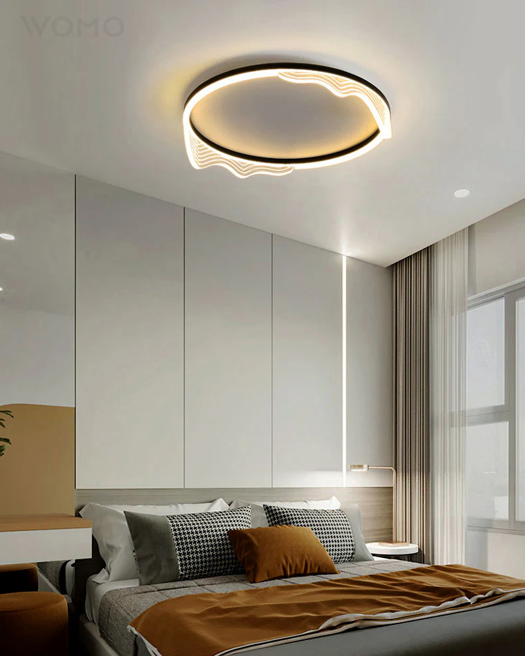 WOMO Wavy Round Integrated Led Ceiling Light-WM1035 - Image 5