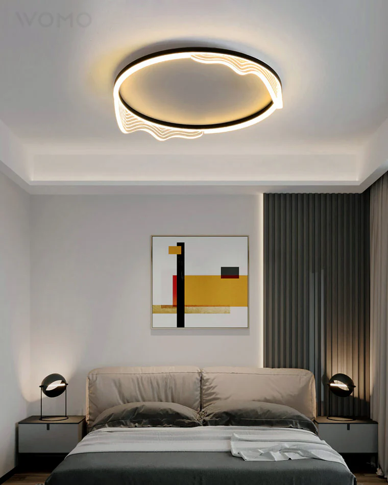 WOMO Wavy Round Integrated Led Ceiling Light-WM1035 - Image 9