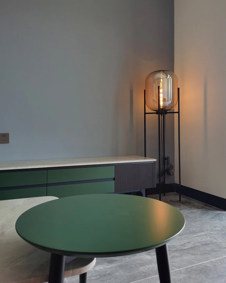 WOMO Smoked Glass Lantern Floor Lamp-WM7015 - Image 19