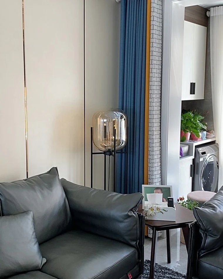 WOMO Smoked Glass Lantern Floor Lamp-WM7015 - Image 24