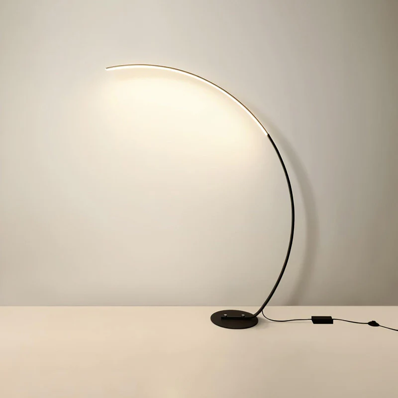 WOMO Crescent Arc LED Floor Lamp-WM7001 - Image 15