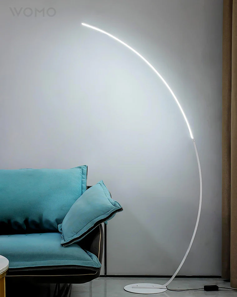 WOMO Crescent Arc LED Floor Lamp-WM7001 - Image 4