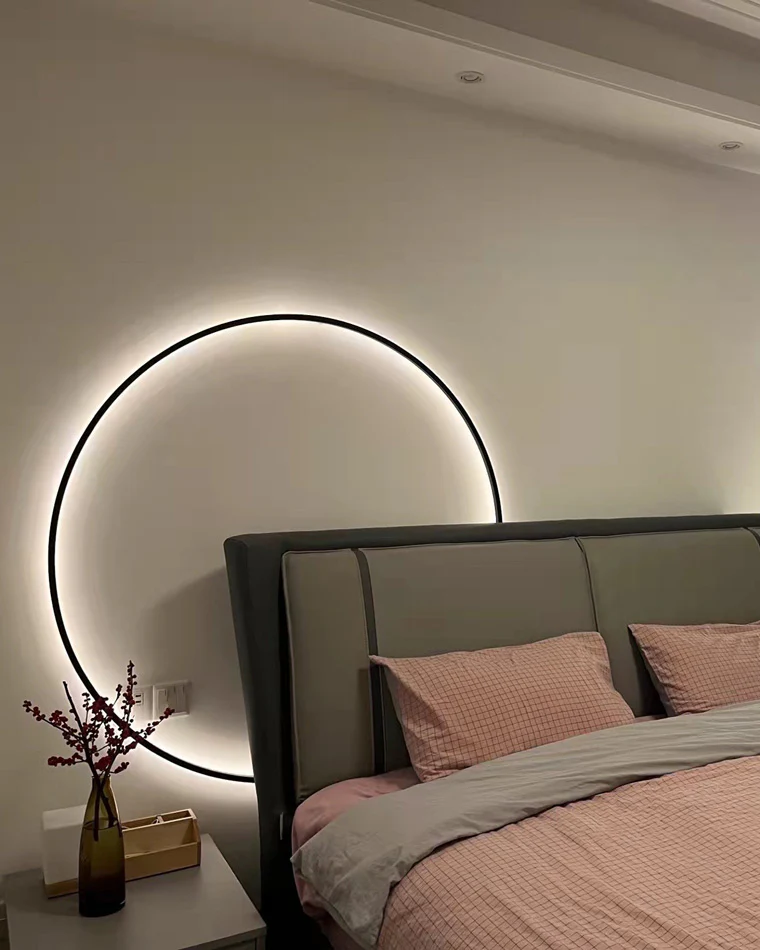 WOMO Large Circular Accent Wall Sconce-WM6040 - Image 15